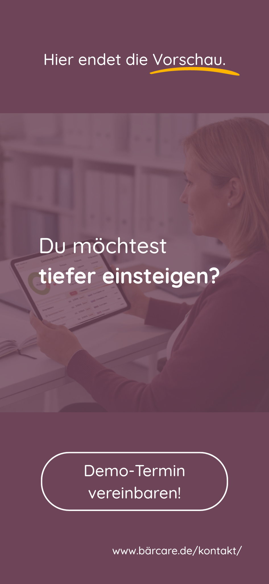 CTA Demo anfragen