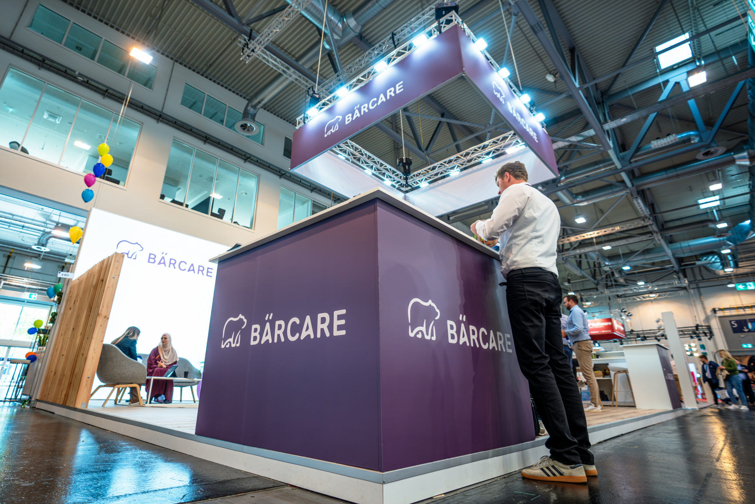 Bärcare-Messestand