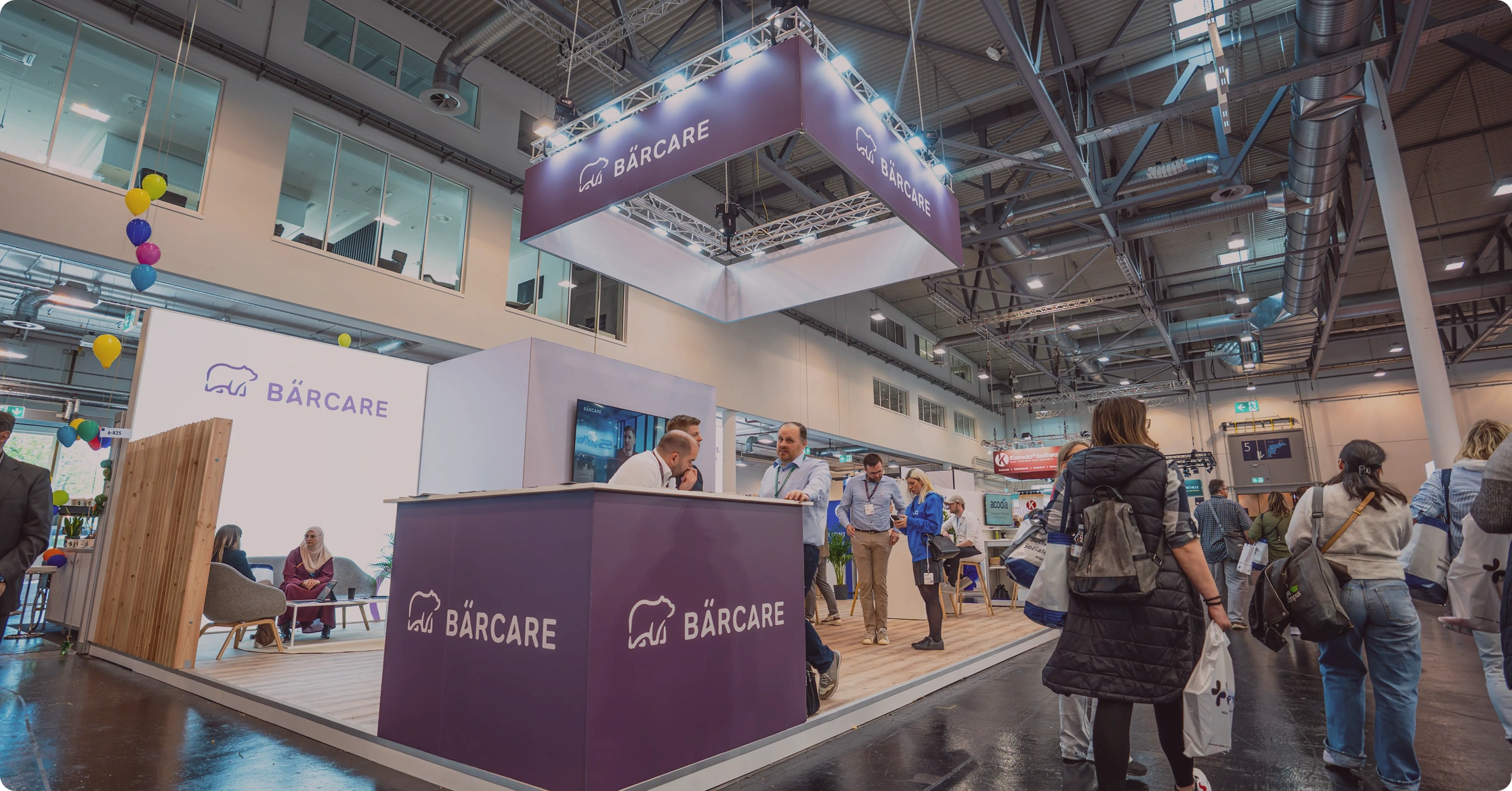 Der Bärcare-Messestand